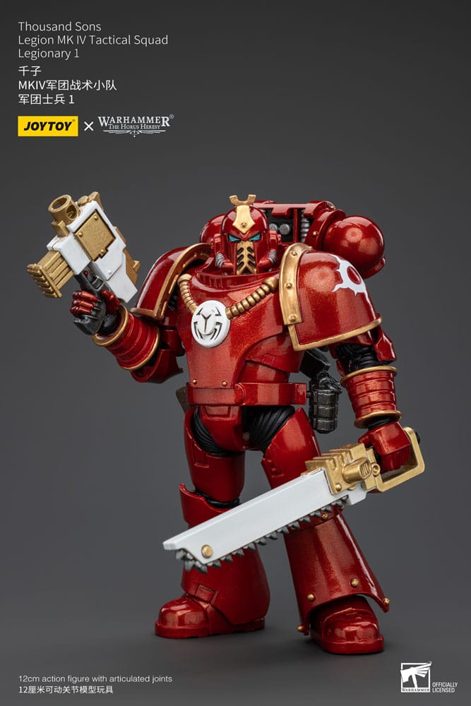 Warhammer The Horus Heresy Action Figure 1/18 Thousand Sons Legion MK IV Tactical Squad Legionary 1 12cm2
