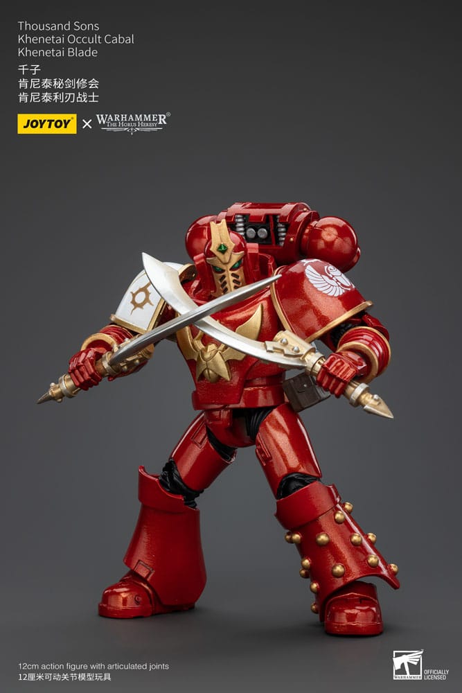 Warhammer The Horus Heresy Action Figure 1/18 Thousand Sons Khenetai Occult Cabal Khenetai Blade 12cm6