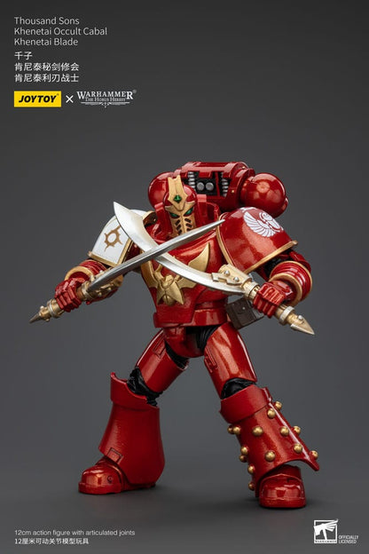 Warhammer The Horus Heresy Action Figure 1/18 Thousand Sons Khenetai Occult Cabal Khenetai Blade 12cm6