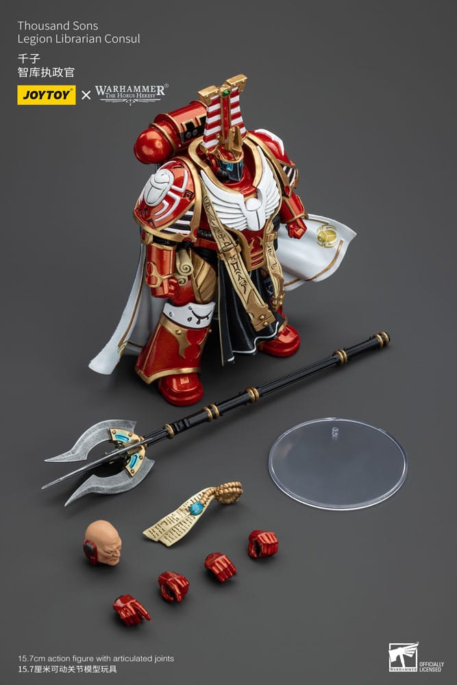 Warhammer The Horus Heresy Action Figure 1/18 Thousand Sons Legion Librarian Consut 16cm2