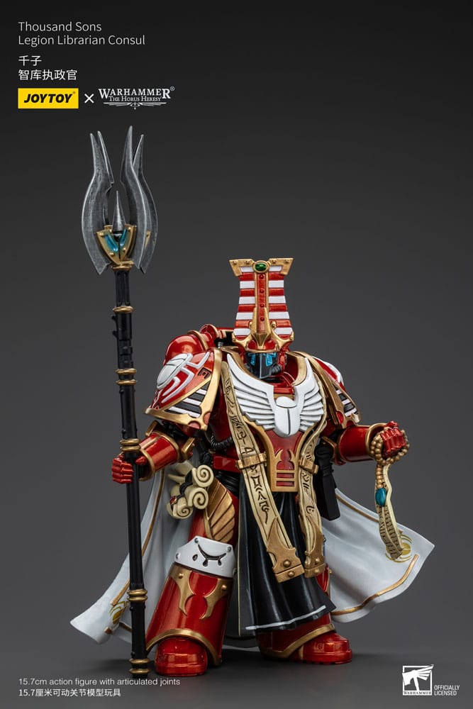 Warhammer The Horus Heresy Action Figure 1/18 Thousand Sons Legion Librarian Consut 16cm3