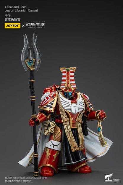 Warhammer The Horus Heresy Action Figure 1/18 Thousand Sons Legion Librarian Consut 16cm3