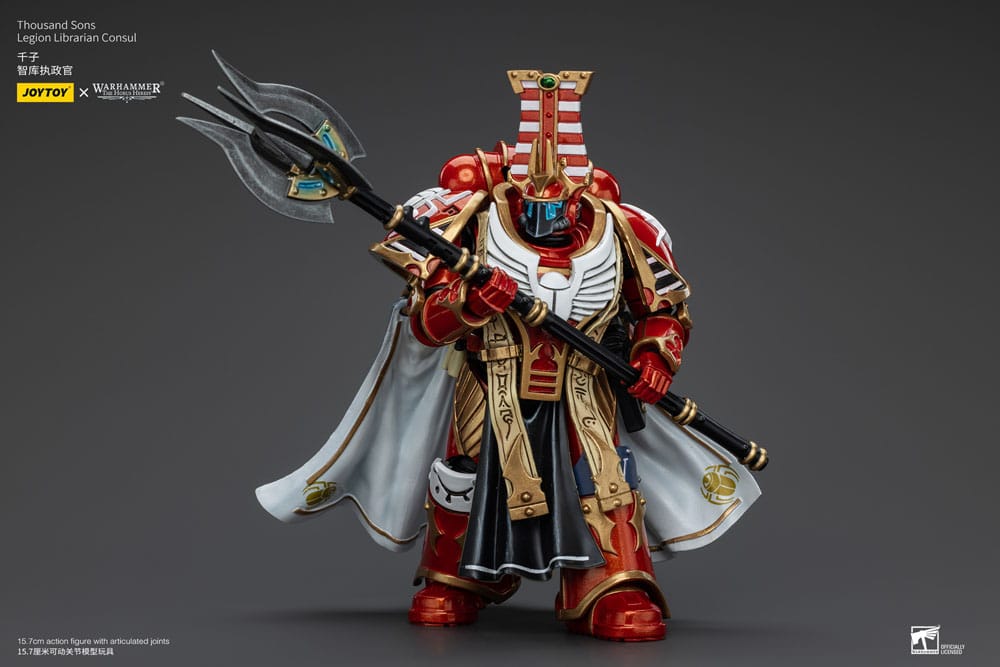 Warhammer The Horus Heresy Action Figure 1/18 Thousand Sons Legion Librarian Consut 16cm9