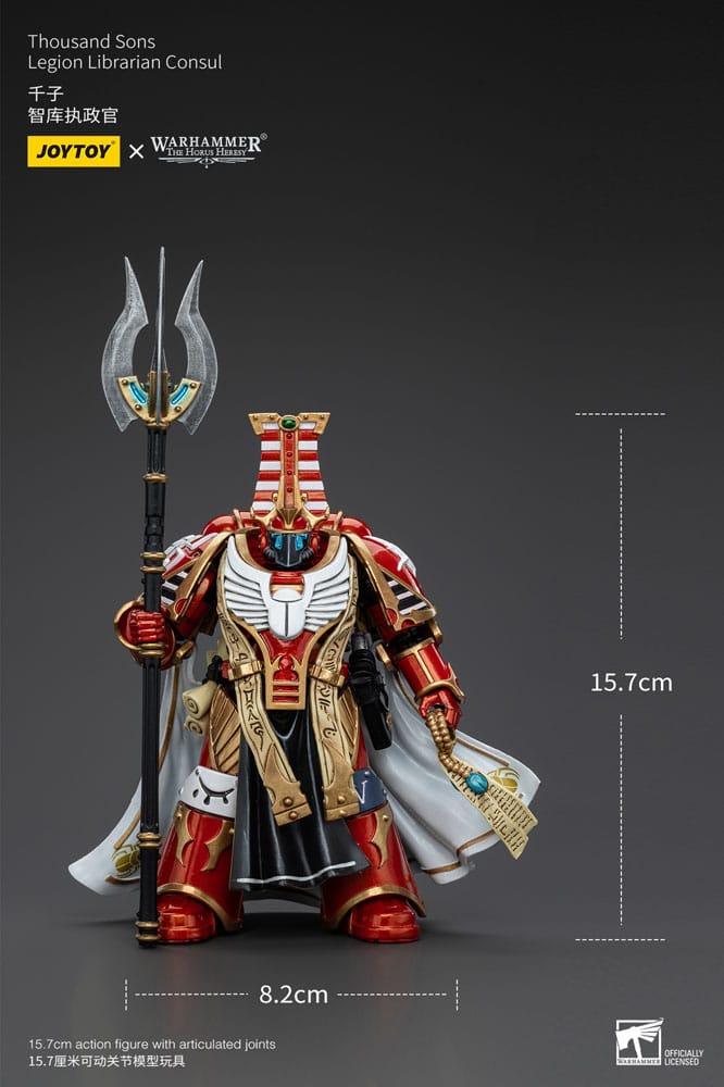 Warhammer The Horus Heresy Action Figure 1/18 Thousand Sons Legion Librarian Consut 16cm10