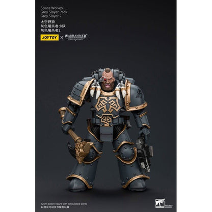 Warhammer The Horus Heresy Action Figure 1/18 Space Wolves Grey Slayer Pack Grey Slayer 2 12cm1