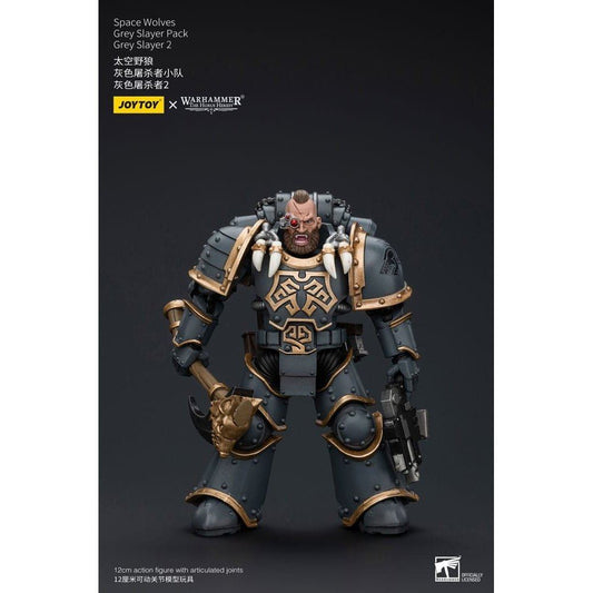Warhammer The Horus Heresy Action Figure 1/18 Space Wolves Grey Slayer Pack Grey Slayer 2 12cm1
