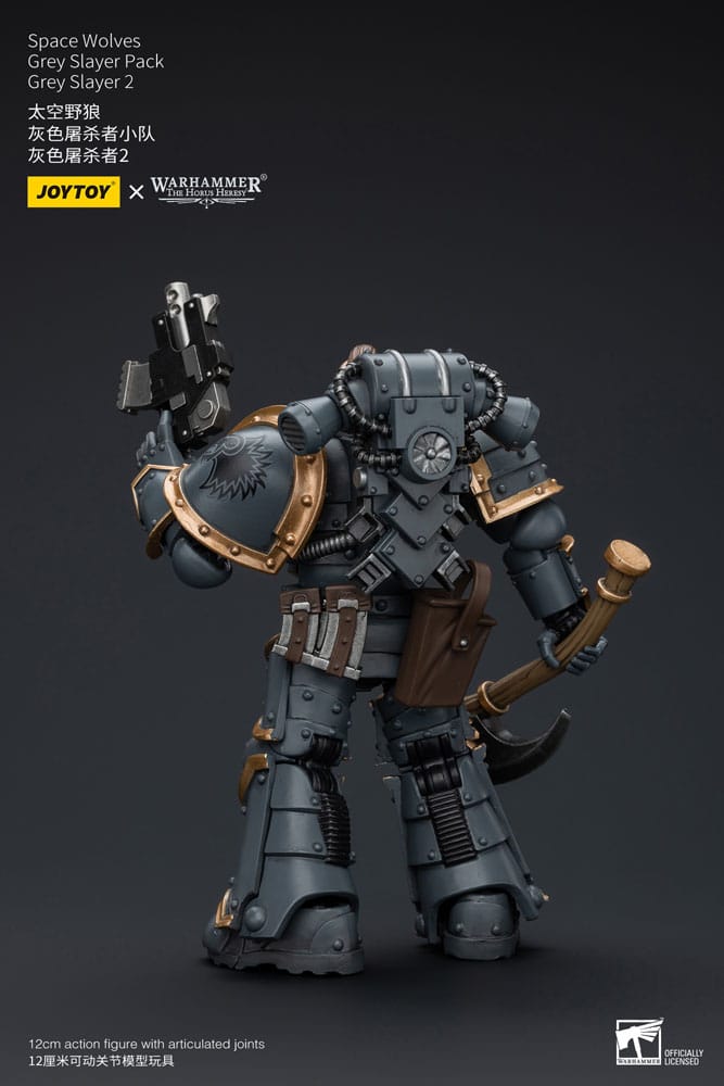 Warhammer The Horus Heresy Action Figure 1/18 Space Wolves Grey Slayer Pack Grey Slayer 2 12cm4