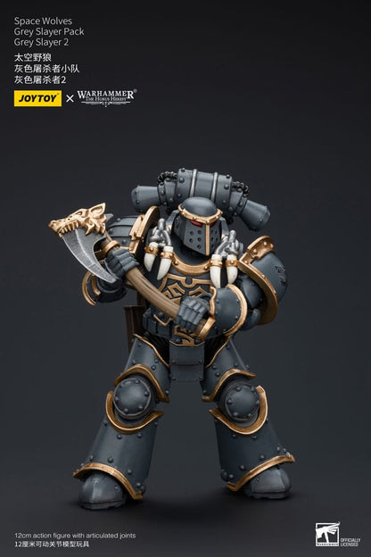 Warhammer The Horus Heresy Action Figure 1/18 Space Wolves Grey Slayer Pack Grey Slayer 2 12cm7