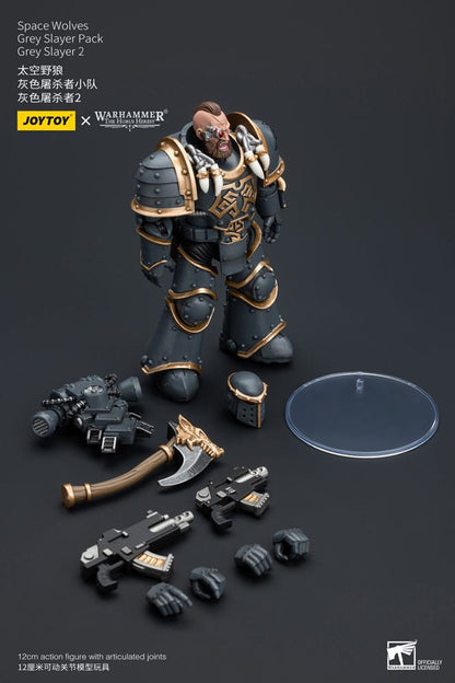 Warhammer The Horus Heresy Action Figure 1/18 Space Wolves Grey Slayer Pack Grey Slayer 2 12cm2