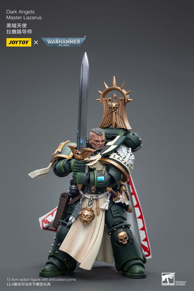 Warhammer 40k Action Figure 1/18 Dark Angels Master Lazarus 12cm8