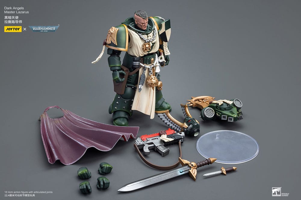 Warhammer 40k Action Figure 1/18 Dark Angels Master Lazarus 12cm10