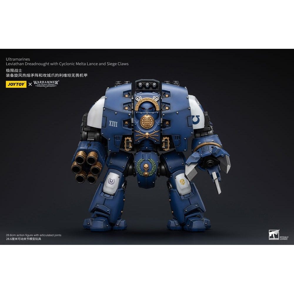 Warhammer The Horus Heresy Action Figure 1/18 Ultramarines Leviathan Dreadnought with Cyclonic Melta Lance And Siege Claws 29cm1