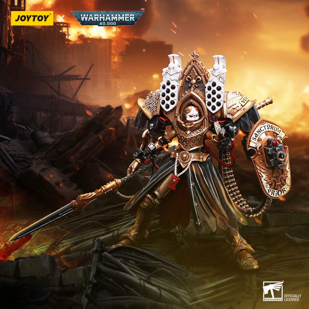 Warhammer 40k Action Figure 1/18 Adepta Sororitas Abbess Sanctorum Morvenn Vahl 12cm6