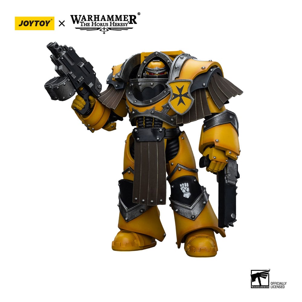 Warhammer The Horus Heresy Action Figure 1/18 Imperial Fists Legion Cataphractii Terminator Squad Legion Cataphractii with Chainfist 12cm3