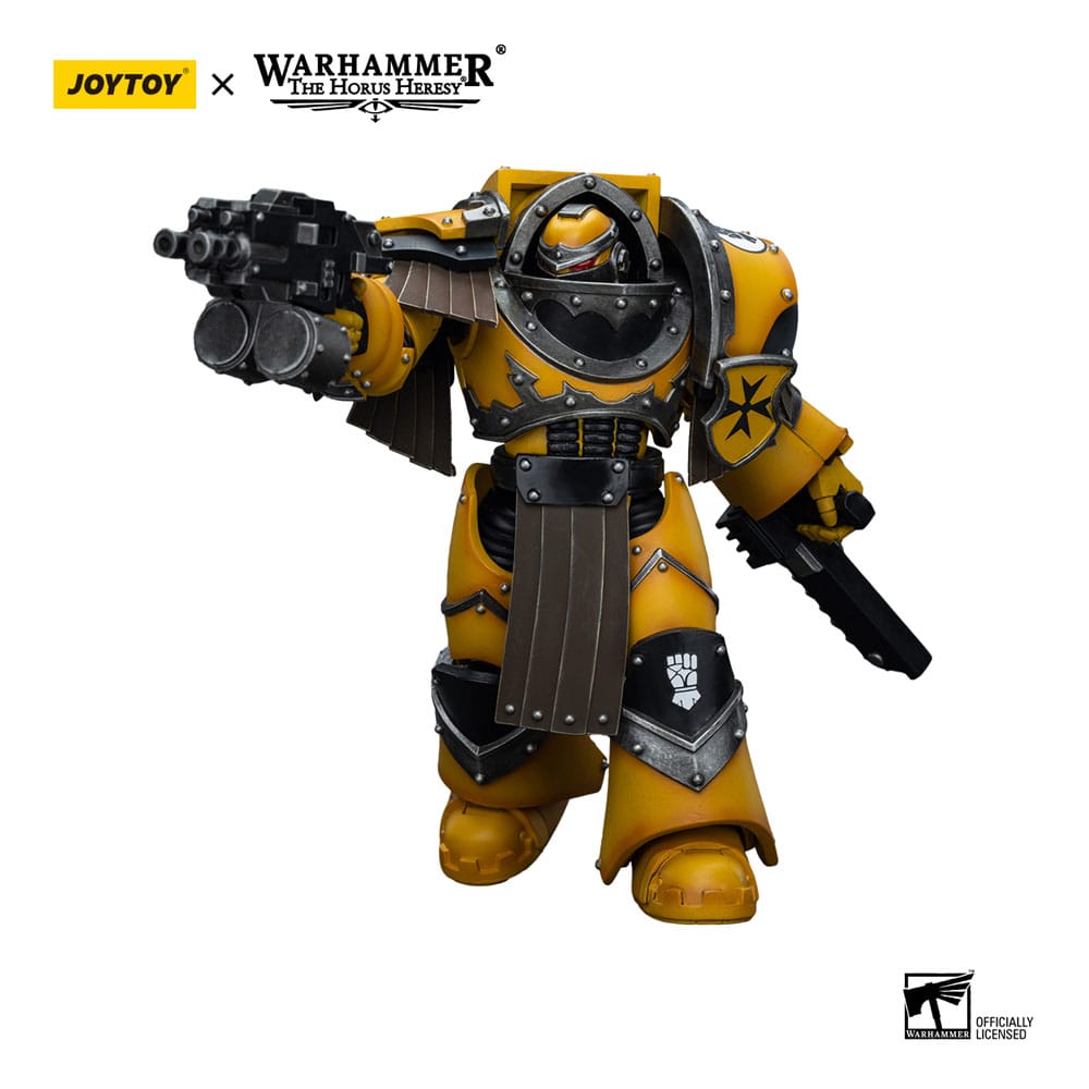 Warhammer The Horus Heresy Action Figure 1/18 Imperial Fists Legion Cataphractii Terminator Squad Legion Cataphractii with Chainfist 12cm4