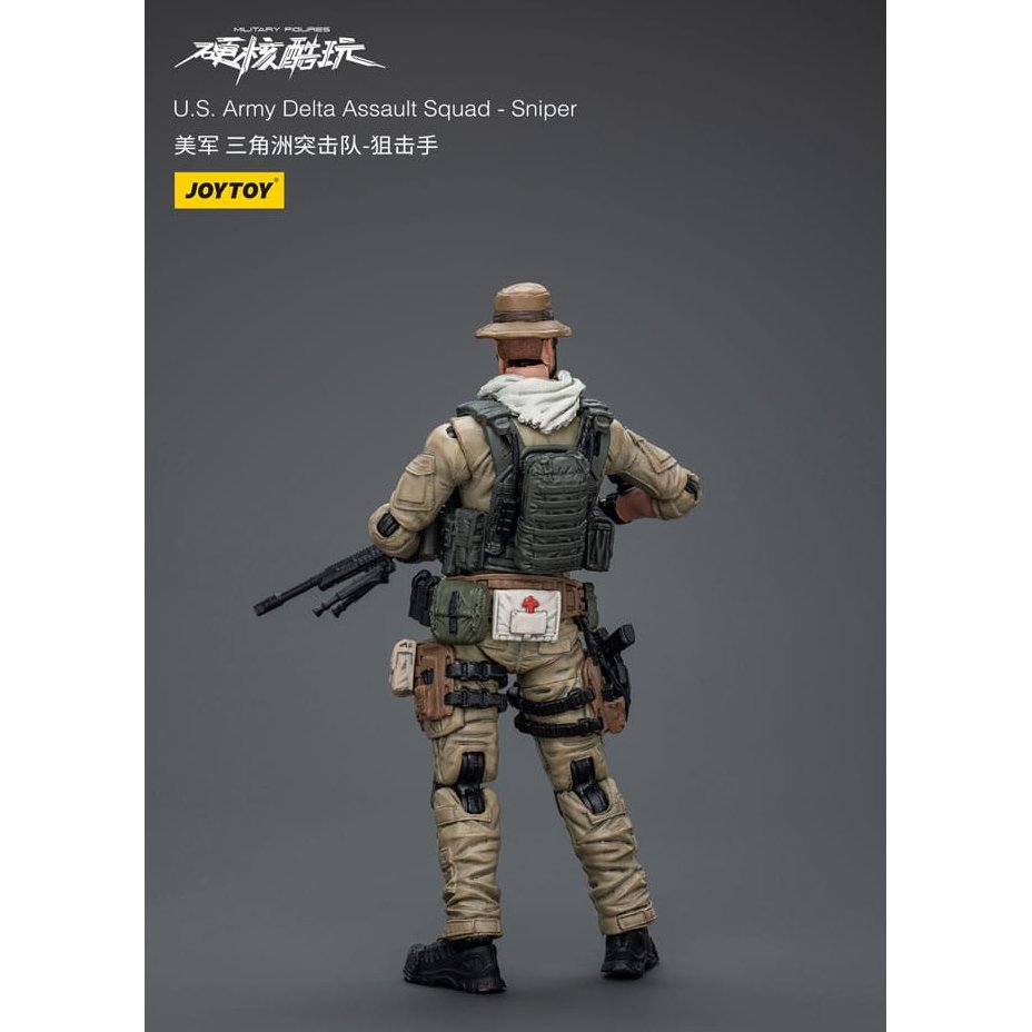Hardcore Coldplay Action Figure 1/18 U.S. Army Delta Assault Squad Sniper 11cm3