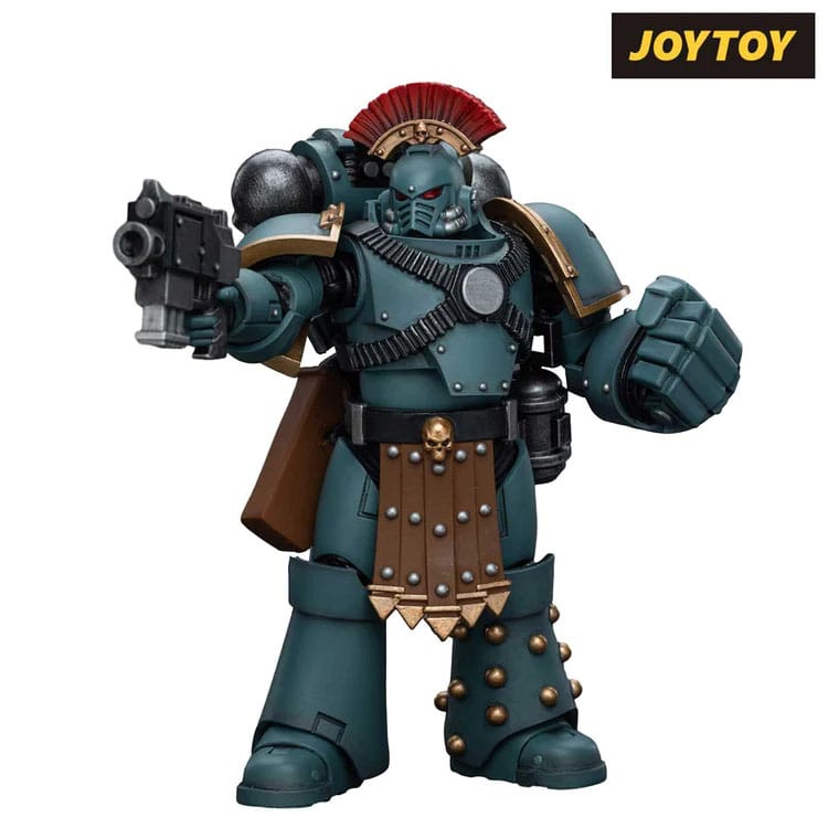 Warhammer The Horus Heresy Action Figure 1/18 Sons of Horus MKIV Tactical Squad Sergeant with Power Fist 12cm4