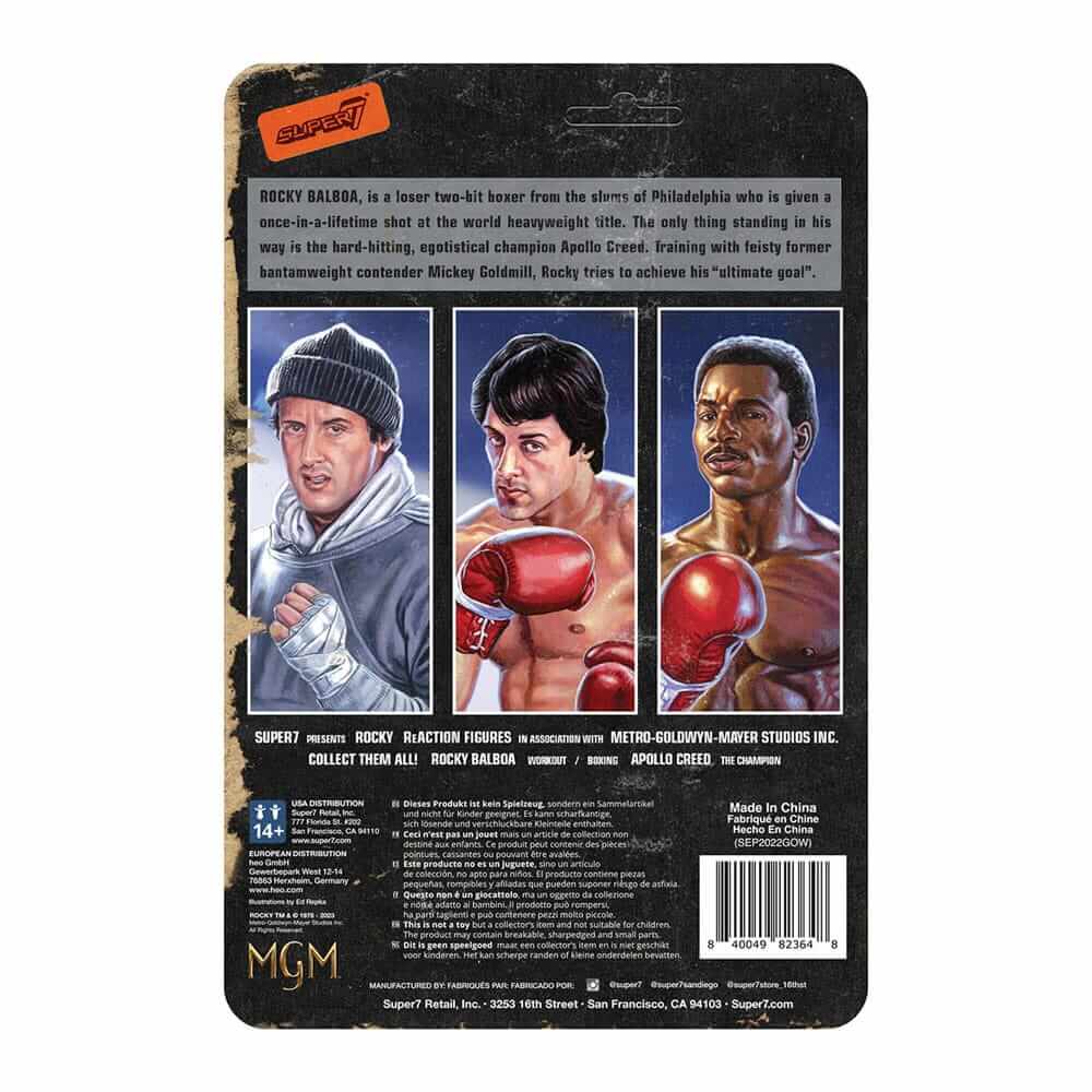 Rocky ReAction Action Figure Rocky Balbloa Workout 10cm2