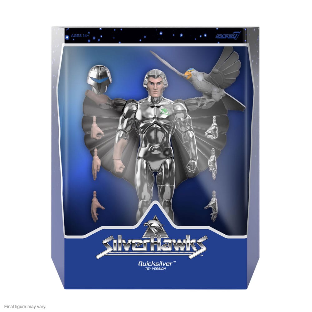 SilverHawks Ultimates Action Figure Quicksilver (Toy Version) 18cm2