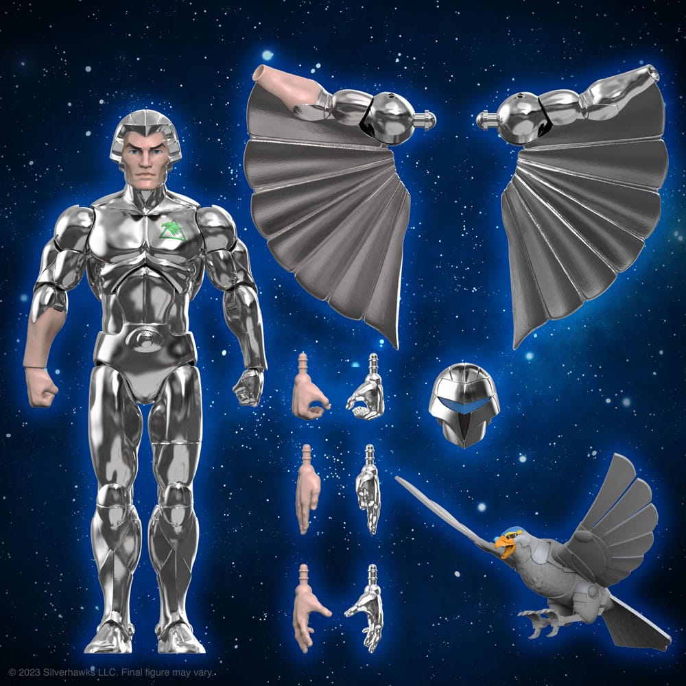 SilverHawks Ultimates Action Figure Quicksilver (Toy Version) 18cm4
