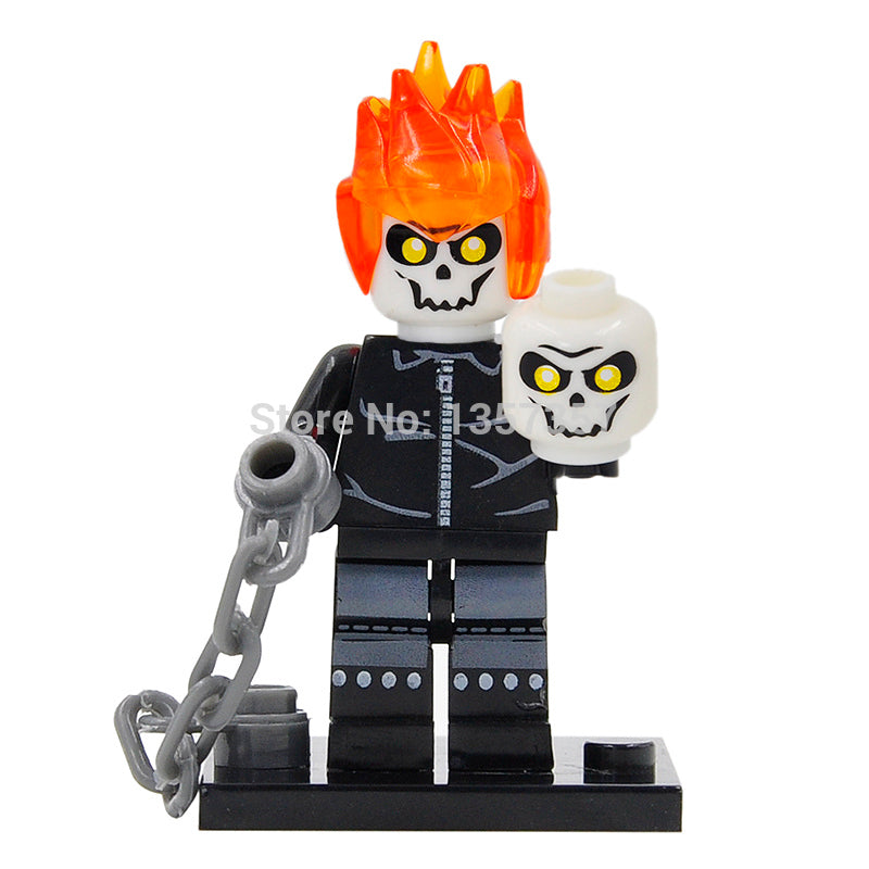 Ghost Rider Custom Marvel Superhero Minifigure1